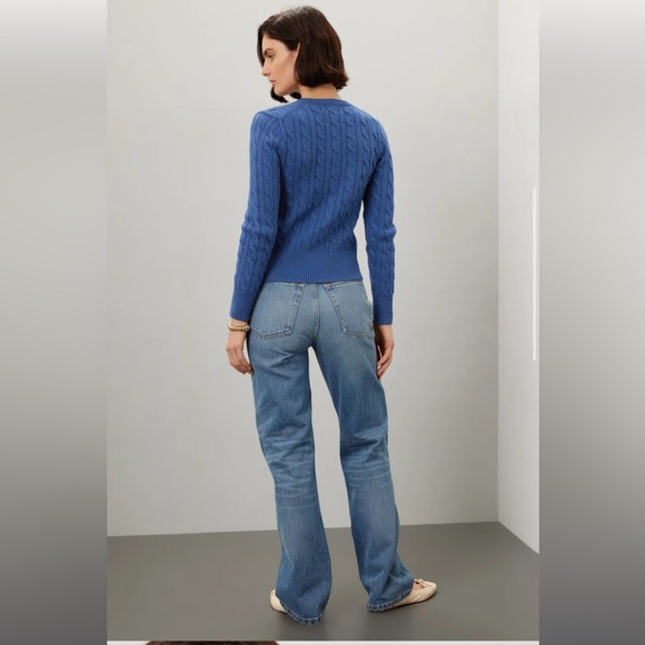 Polo Ralph Lauren Cable Knit Long Sleeve Cardigan, RTR - Picture 3 of 8